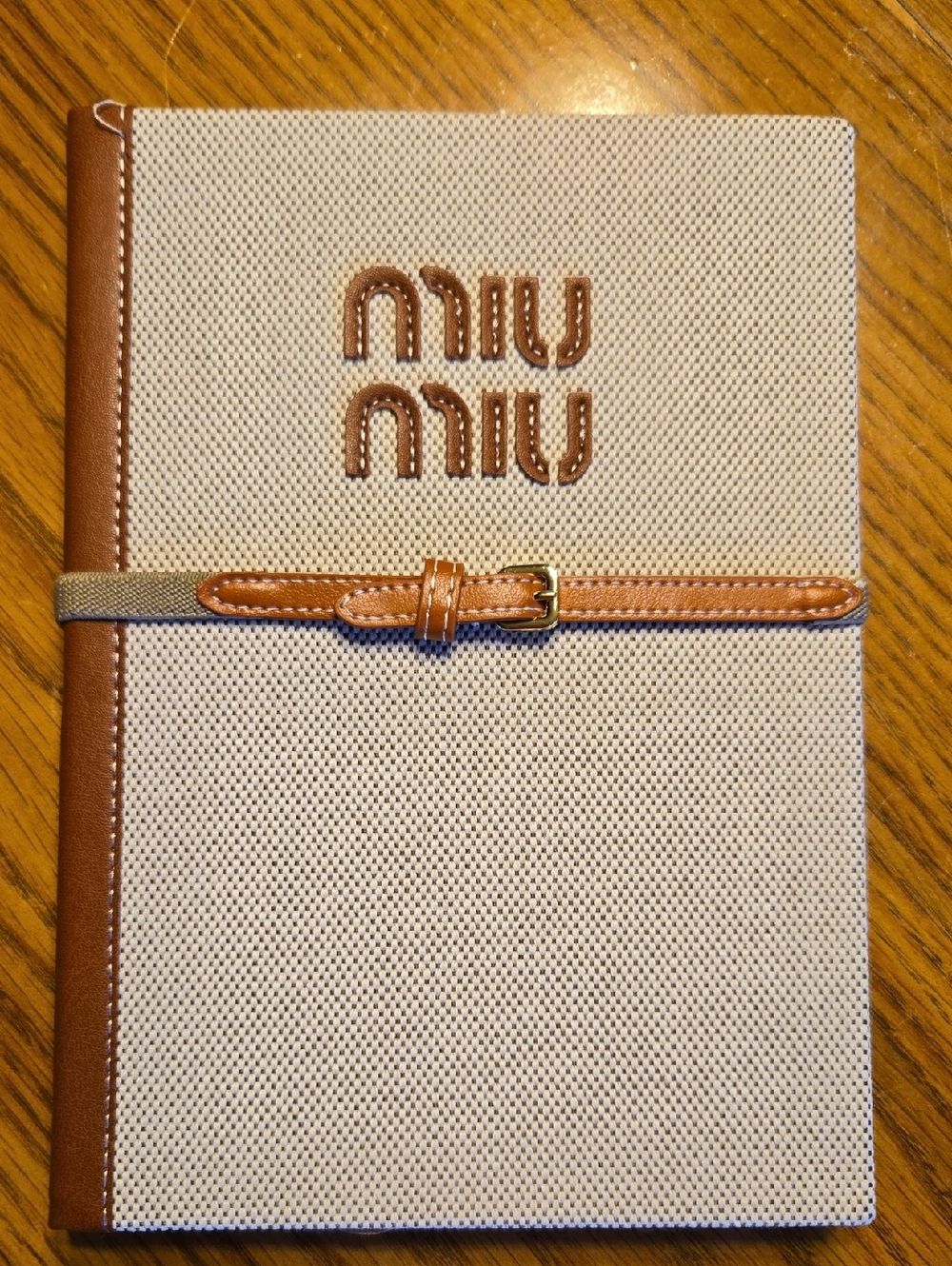NWOT Miu Miu Lined Notebook